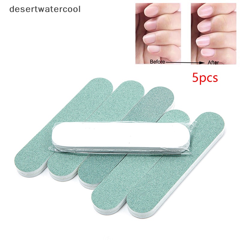 Deid 5pcs Buffer Block Mini Sanding Sponge Nail File Buffing Untuk UV Gel Nail Polisher Martijn