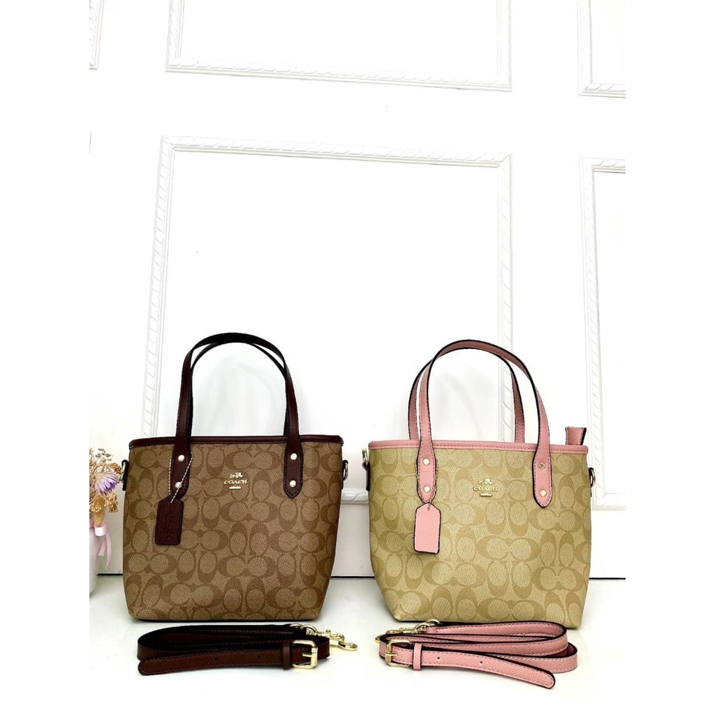 TAS WANITA COACH MINI TOTE FREE BOX IMPORT CH077  PREMIUM