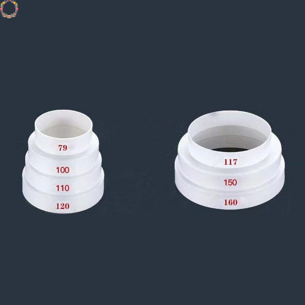 6varian ABS Plastik Ventilasi Duct Multi Reducer Coupling Jointer Sambungan Selang