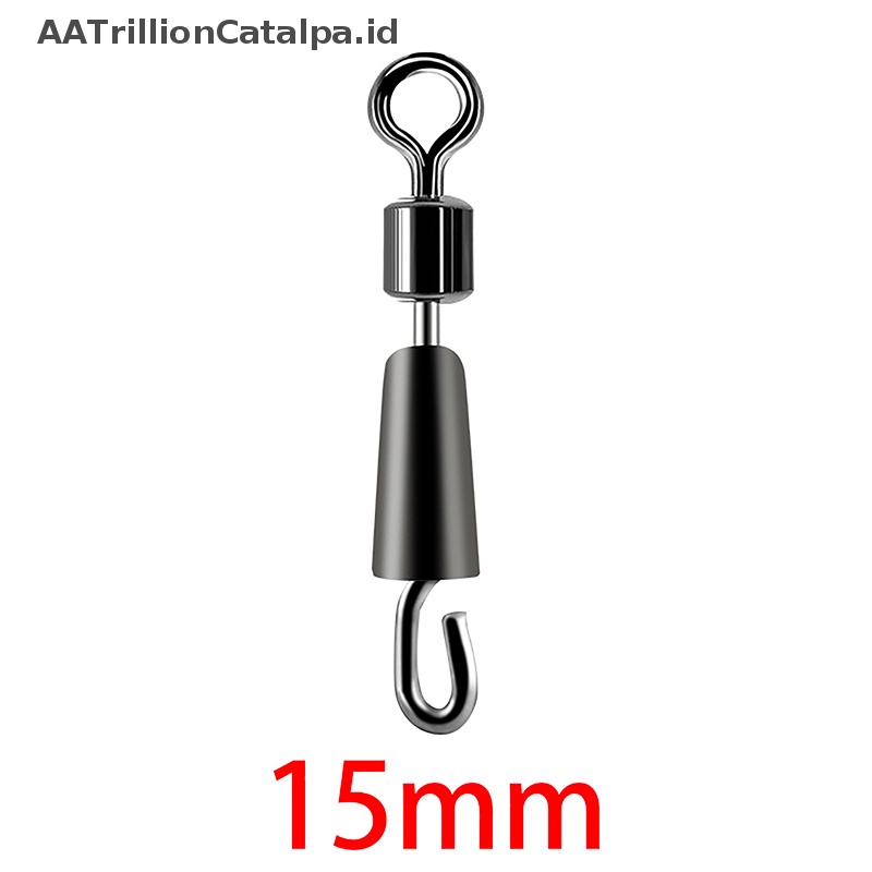 Aatrillioncatalpa Pemancingan Ikan Gurame Quick Change Putar Cara Snaps Alat Aksesoris Pancing Jig Hooks Tackle Connector ID