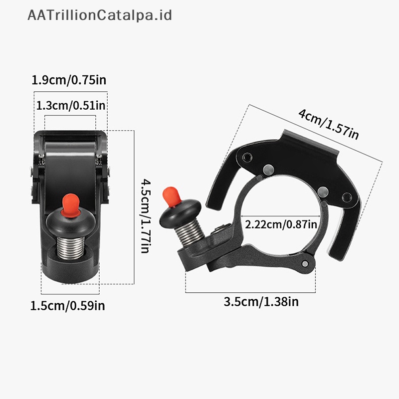 Aatrillioncatalpa ROCKBROS Stainless Bel Sepeda Ring MTB Bersepeda Tanduk Stang Sepeda Bell Crisp ID