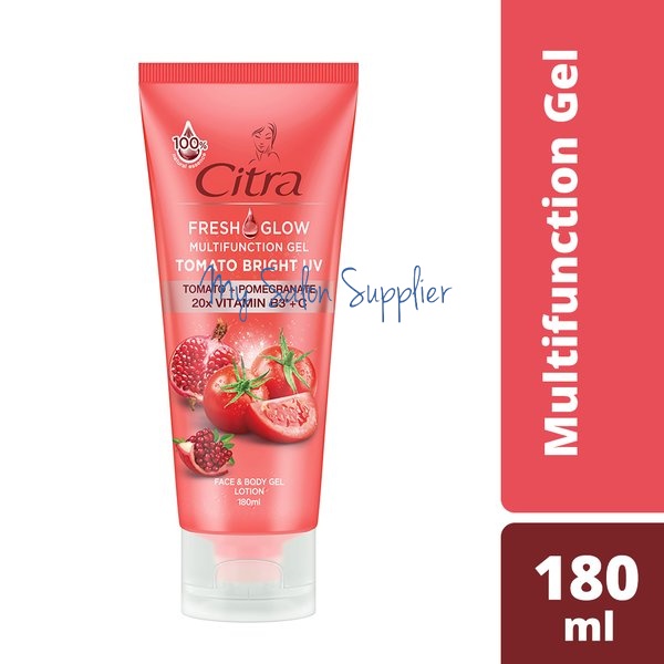 Citra Fresh Glow Multifunction Gel Lotion Aloe / Tomato Bright UV 180ml