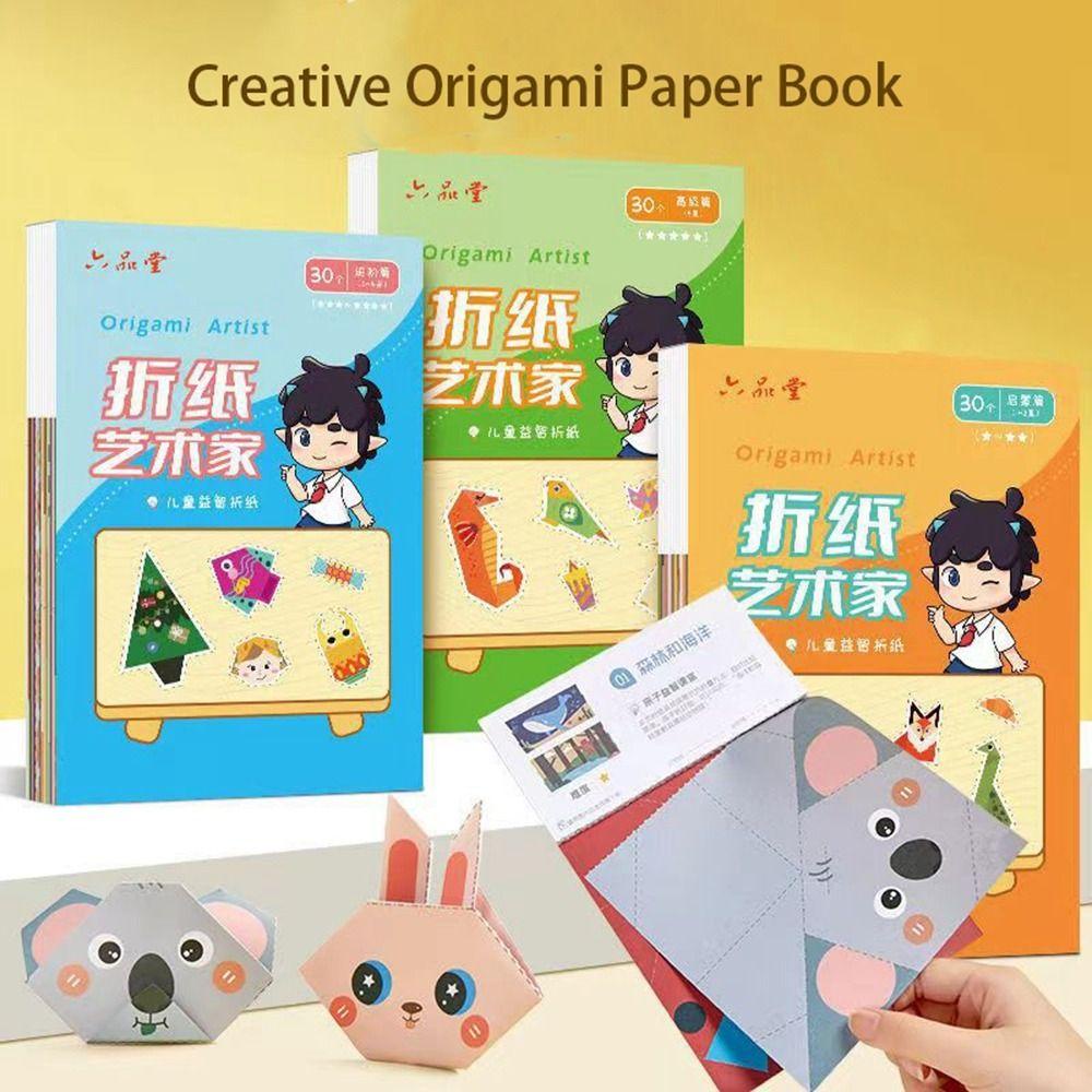 NEEDWAY Needway Origami Paper Book Game Tk Edukasi Lucu Anak Handmade Untuk Anak Perempuan Mainan Lipat Motif Hewan Puzzle 3D