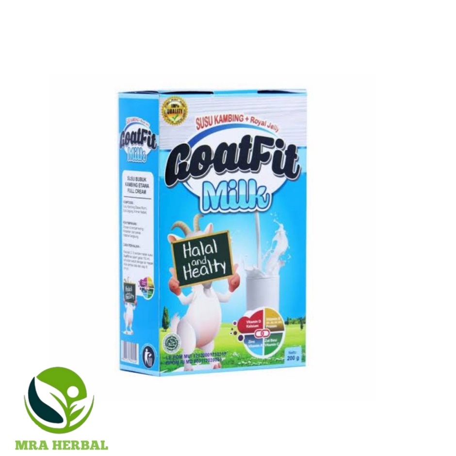 

Goatfit Milk Original susu Kambing etawa plus Royal jelly | Goat Fit Full Cream Per Box 200 gr