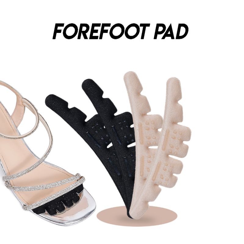 Forefoot Pad - Anti Slip - Bantalan Anti Slip -Ganjalan Sepatu Wanita - Ganjalan Sepatu Kebesaran - 