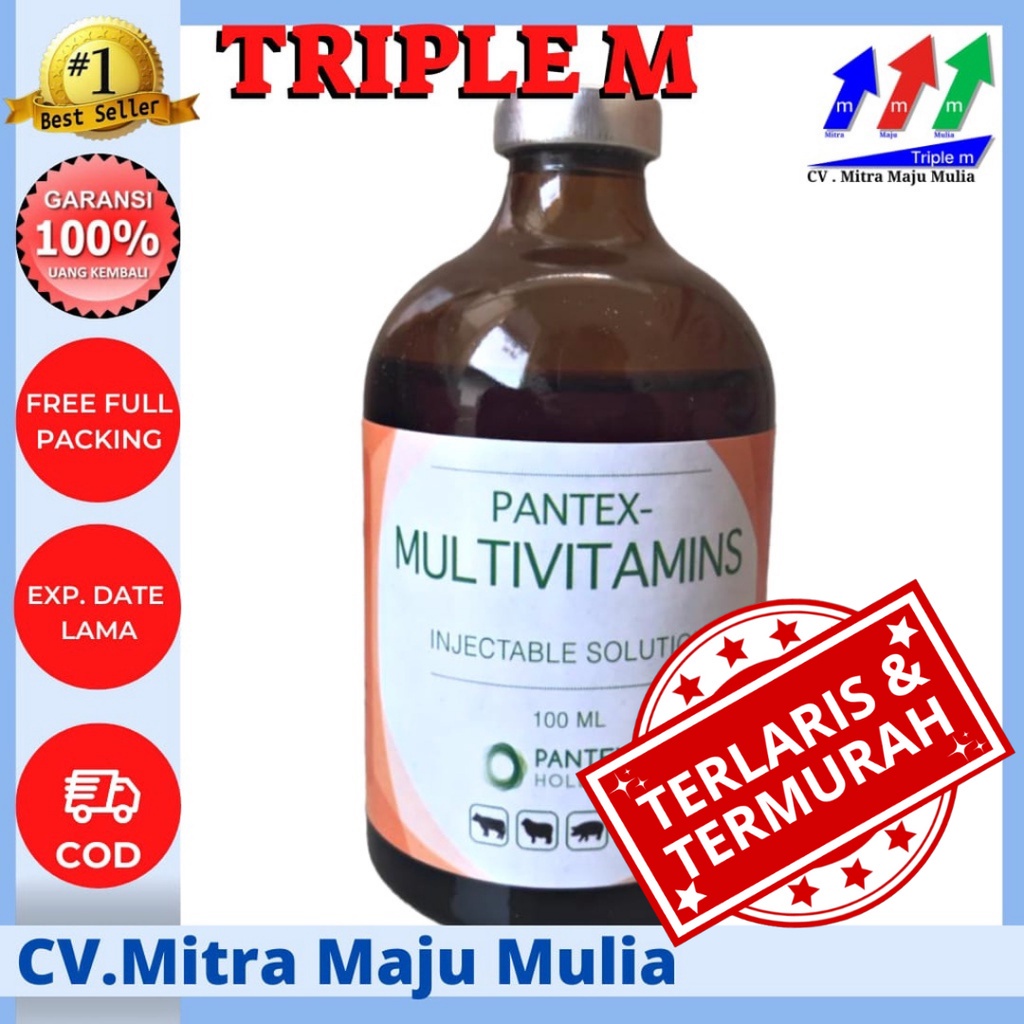 Pantex multivitamin holland injeksi 100 ml
