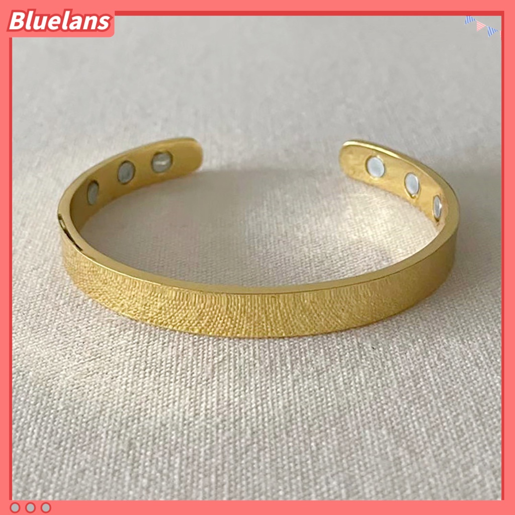 [BLS] 1set ic Terapi Gelang Pengerjaan Halus Adjustable Alloy Hitam Perawatan Kesehatan ic Cincin Hadiah Ulang Tahun