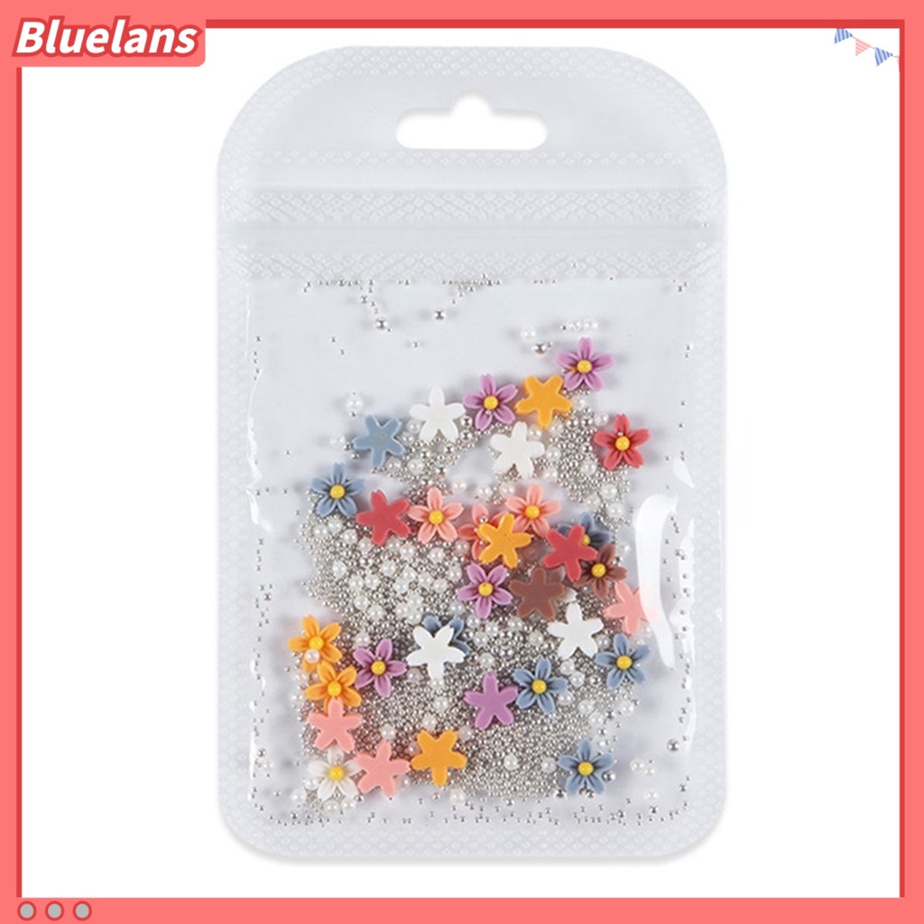 [BLM] 40pcs /Pack Hiasan Kuku Matte Tiga Dimensi Ringan Bunga Kecil Hiasan Kuku Untuk Wanita