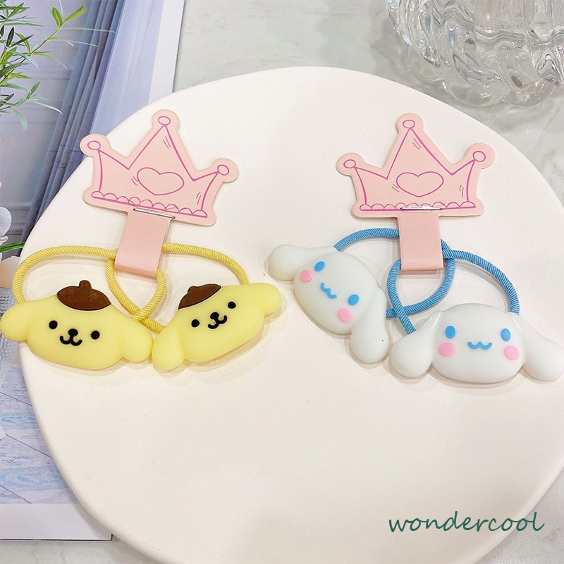 Tali Rambut Anak Kartun Tali Rambut Gadis Kecil Lucu Karet Gelang Cincin Rambut-Won