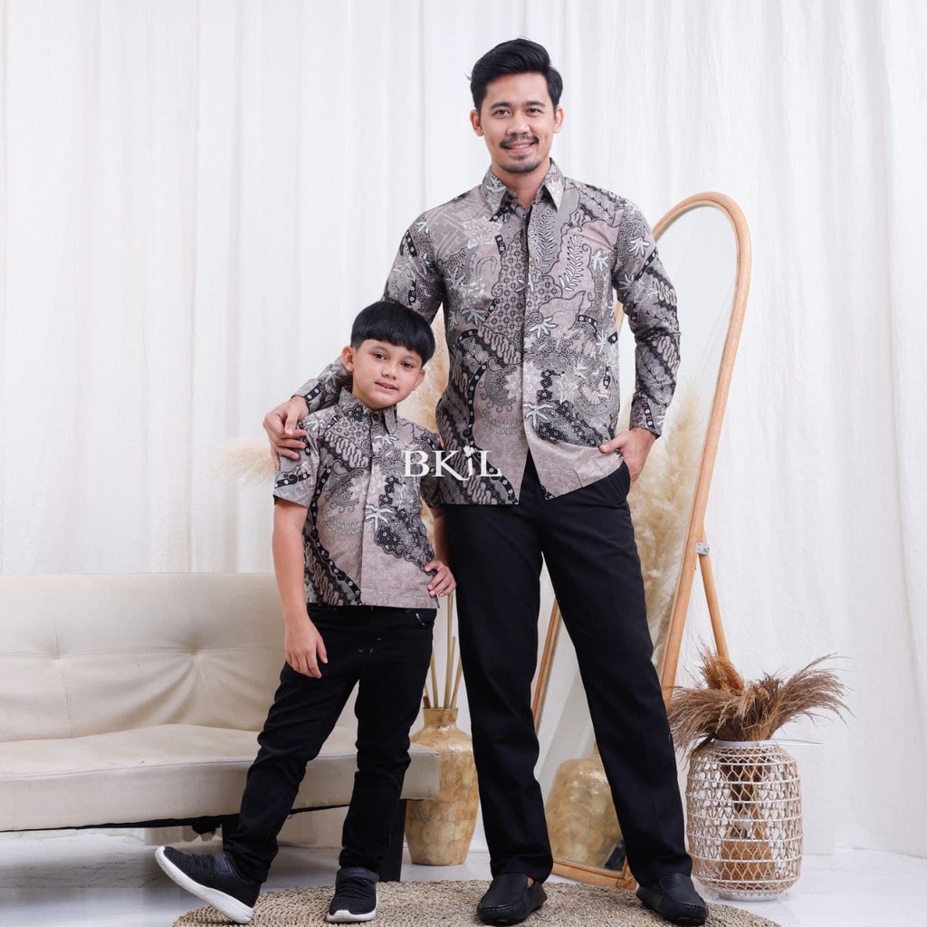 TERBARU Couple sweet || couple batik ayah dan anak cowok BATIK UNGU BATIK 2022 BATIK VIRAL Batik Lilac Batik Purple Batik hijau Batik sage tua bn