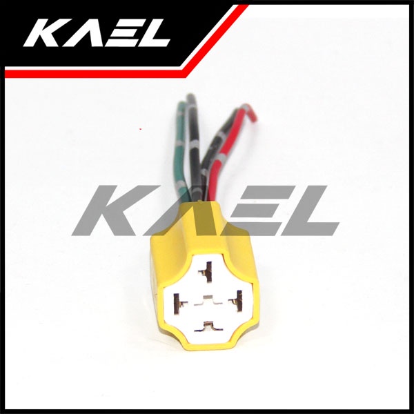 Socket Relay Klakson Lampu Alarm Universal Semua Jenis Motor Soket 4 Kaki Kabel Keramik Ceramic Relay Riley Rilei