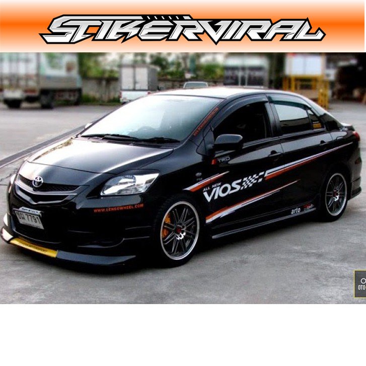 stiker stiker mobil stiker toyota vios stiker body mobil vios stiker list variasi toyota vios stiker