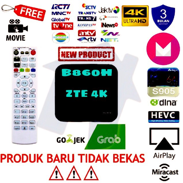 STB android TV Root ZTE hybrid ZXV10 B760H set top box indihome