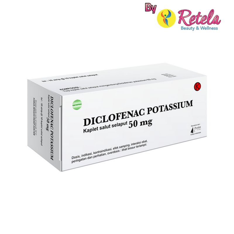 DICLOFENAC 50MG 1 STRIP 10 TABLET