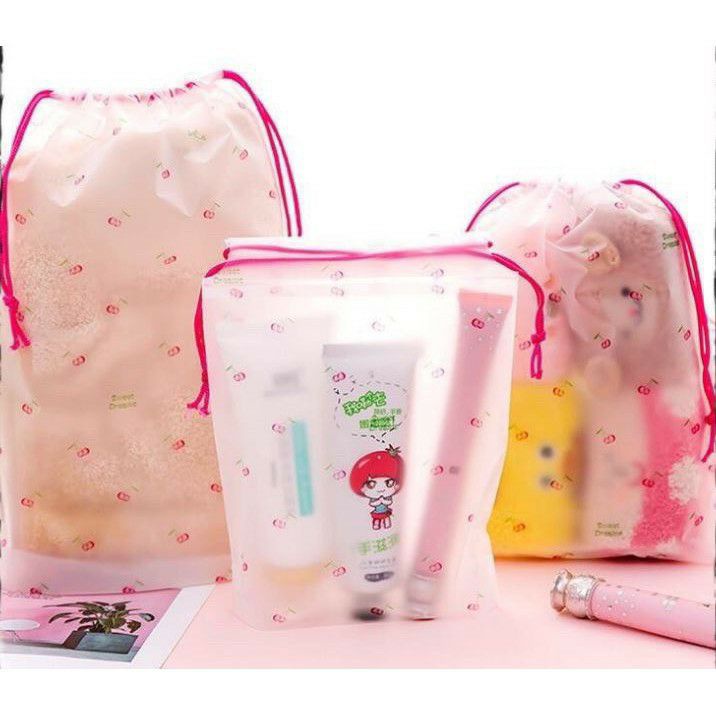 COD - SM88 - POUCH TRAVEL ORGANIZER BAG KOSMETIK ANTI AIR POUCH WANITA IMPORT STRING JAKARTA MURAH