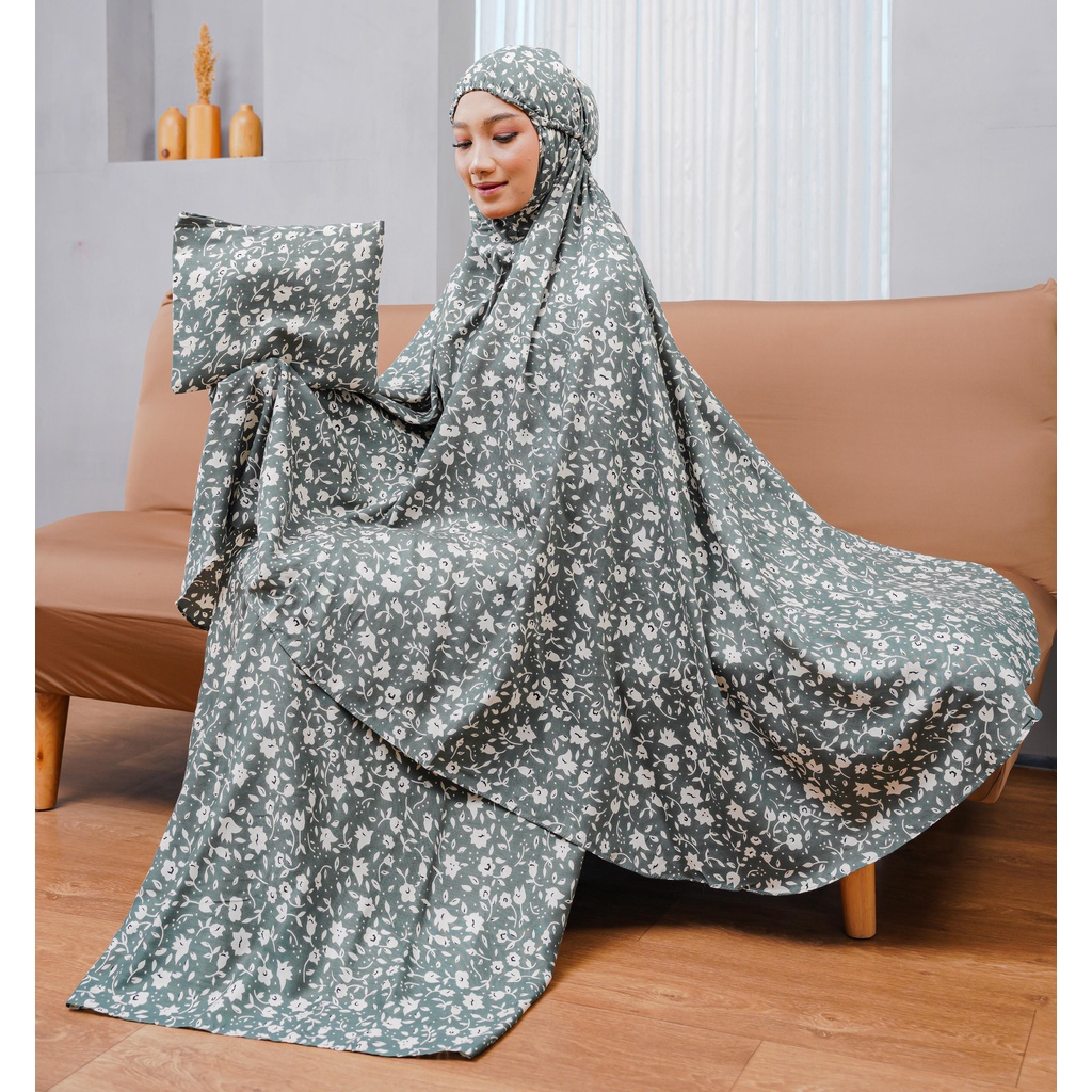 Mukena Dewasa Bali Katun Rayon CHERYL All Over By Putri Dania