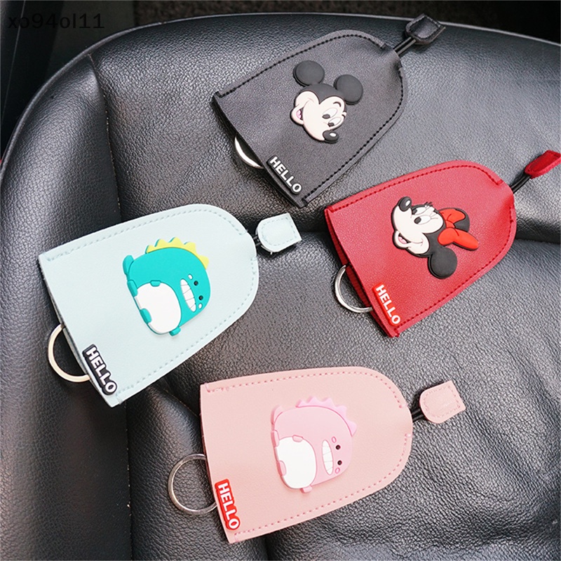 Xo Fashion Lucu Pull Type Key Bag Dompet Kunci Kulit PU Penjaga Rumah Tangga Tempat Kunci Mobil Case Keychain Pouch OL