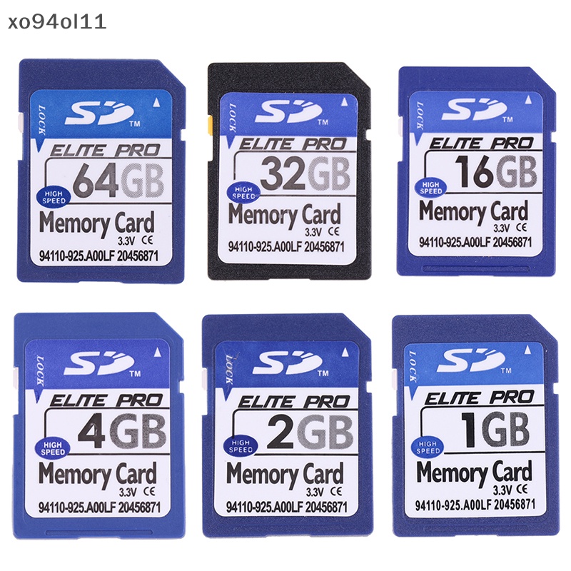 Xo SD Card 1GB 2GB 4GB 8GB 16GB 32GB 64GB Kartu Memori Flash Digital Aman OL