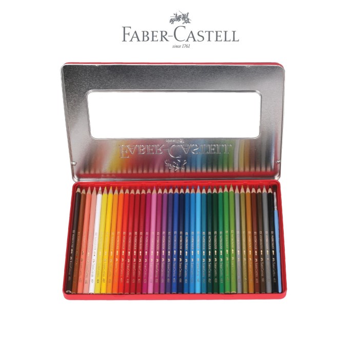 

Faber-Castell Watercolor Pencils 36L Tin Case