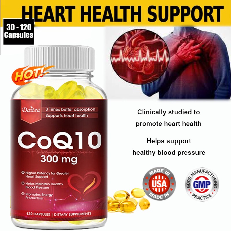 Daitea Coq10 300Mg (30/60/120 Kapsul) / Suplemen Jantung / Coenzyme Q10