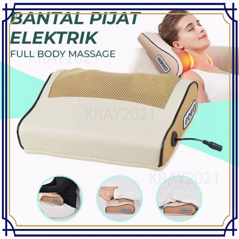 Bantal Pijat Elektrik Multifungsi Full Body Massage HT223