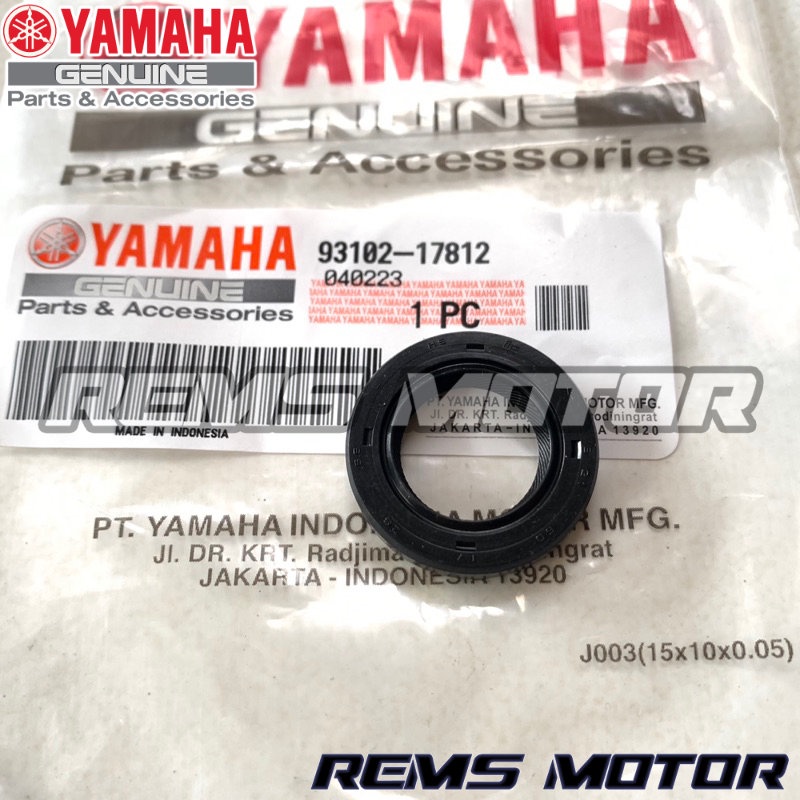 SEAL AS PULLY MIO SPORTY SMILE MIO SOUL FINO 110 ORIGINAL YAMAHA SIL AS PULLEY PULEY PULI BELAKANG O