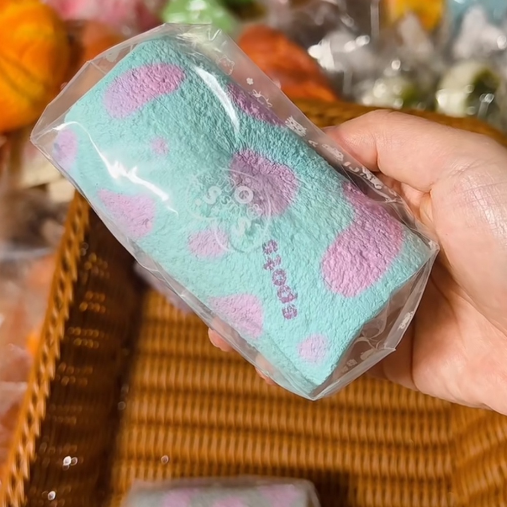 Simulasi Handuk Roll Dekompresi Mainan Lembut PU Slow Rebound Extrusion Mainan Kreatif Palsu Dekorasi Kue Anak Kenyamanan Mainan