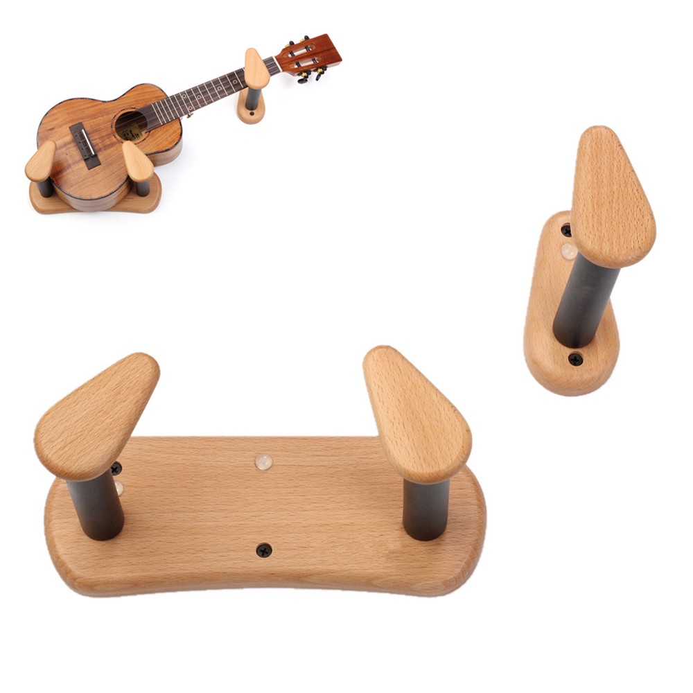 1set Universal Gantungan Gitar Hook Tempel Dinding Non-Slip Holder Stand Ukulele Biola Bass Gitar Bracket Aksesoris Instrumen