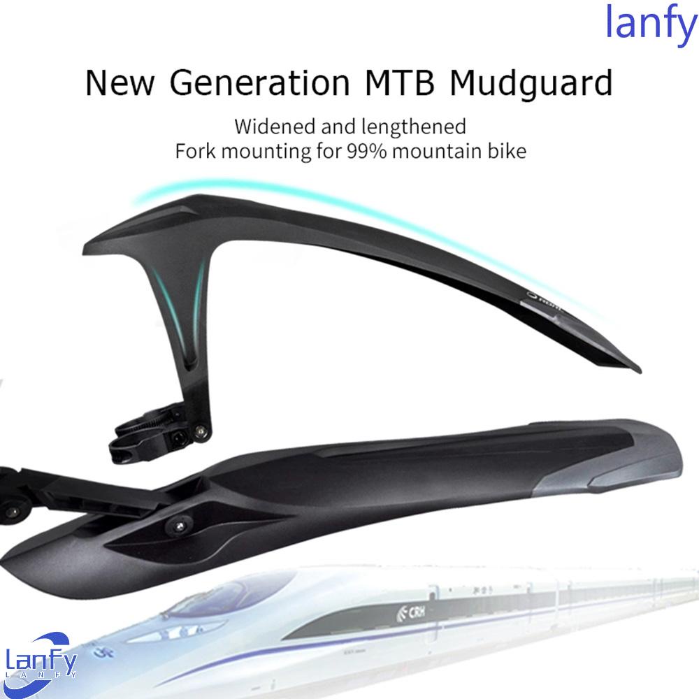 Lanfy Mudguard E-Bike Praktis Adjustable Quick Release Depan Belakang Spakbor MTB