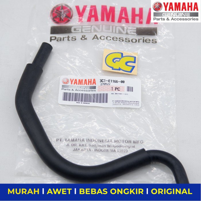 Selang Udara Hawa  Pipe Breather Yamaha Vixion Old Ori - Sparepart Sperpart Spare Part Motor Onderdi