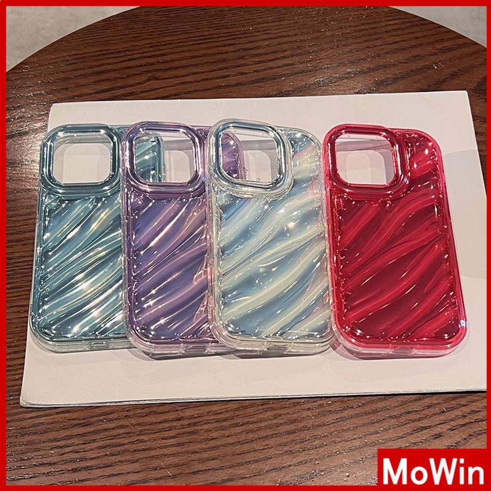 Case iPhone 14 Pro Max iPhone Case Laser Reflektif Bening Case TPU Soft Shell Airbag Tahan Guncangan Sederhana Banyak Warna Kompatibel dengan iPhone 13 Pro Max 12 Pro Max 11 Xr Xs Max 7 8Plus