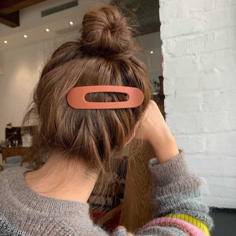 Klip rambut poni fashion gadis sederhana barang import dengan harga grosir