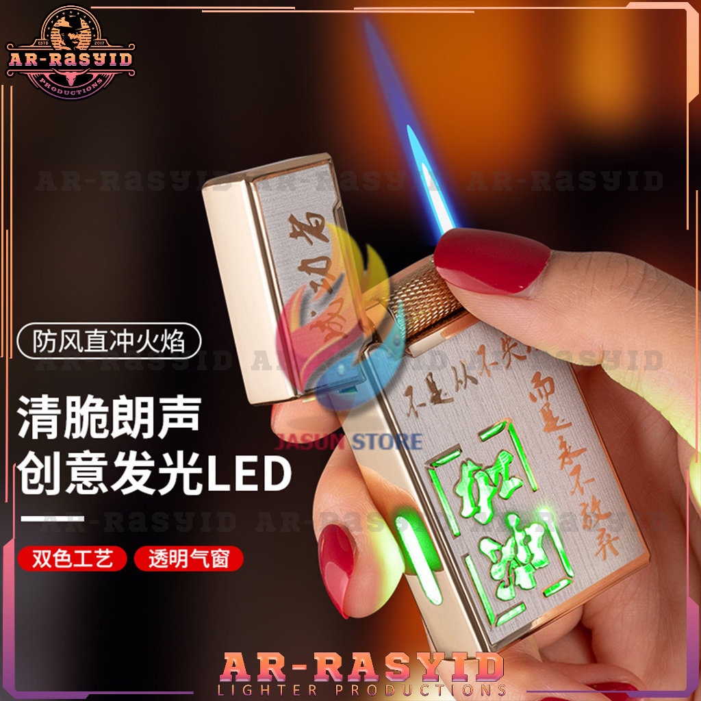 TERBARU! Korek Api Las Gas LED Flash Lighter ZO-8816