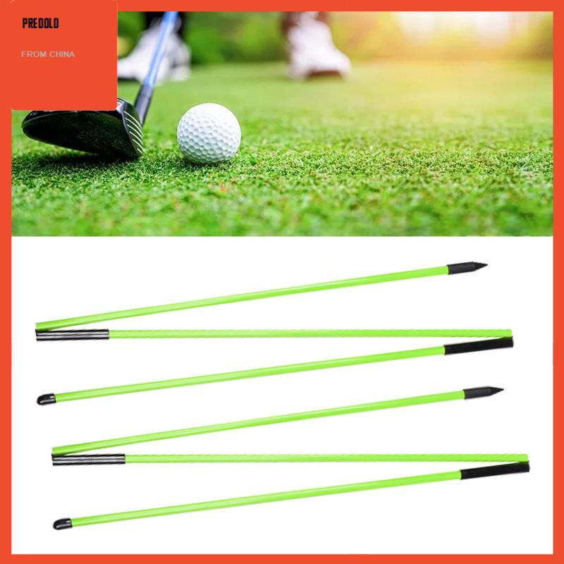 [Predolo] 2x Golf Swing Trainer Collapsible 48inch Alat Bantu Latihan Golf Alignment Sticks