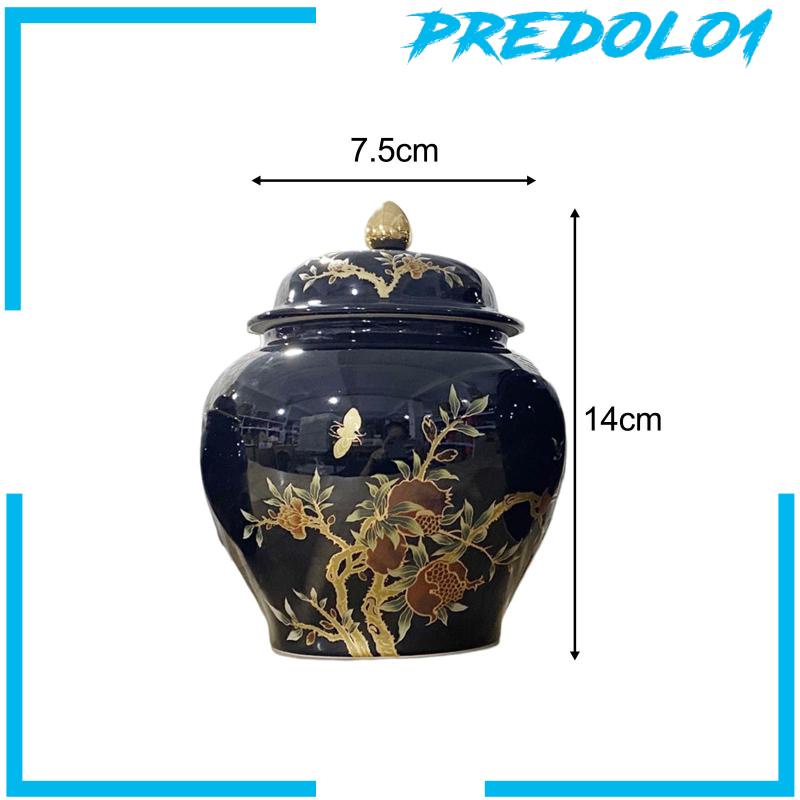 [Predolo1] Toples Jahe Keramik Tempat Penyimpanan Toples Ornamen Untuk Meja Pesta Ruang Tamu