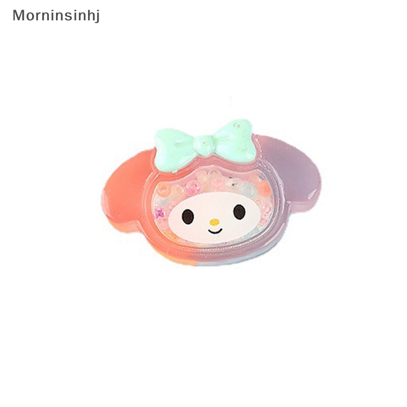 Mornin 6 Pcs Bercahaya Kartun Sanrio Resin Diy Aksesoris Cream Lem Ponsel Shell Patch id