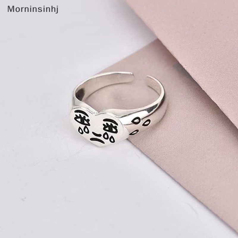 Mornin Kreatif Menangis Wajah Cincin Perempuan Resizable Cincin Perhiasan Bar Klub Malam Hadiah Perhiasan id