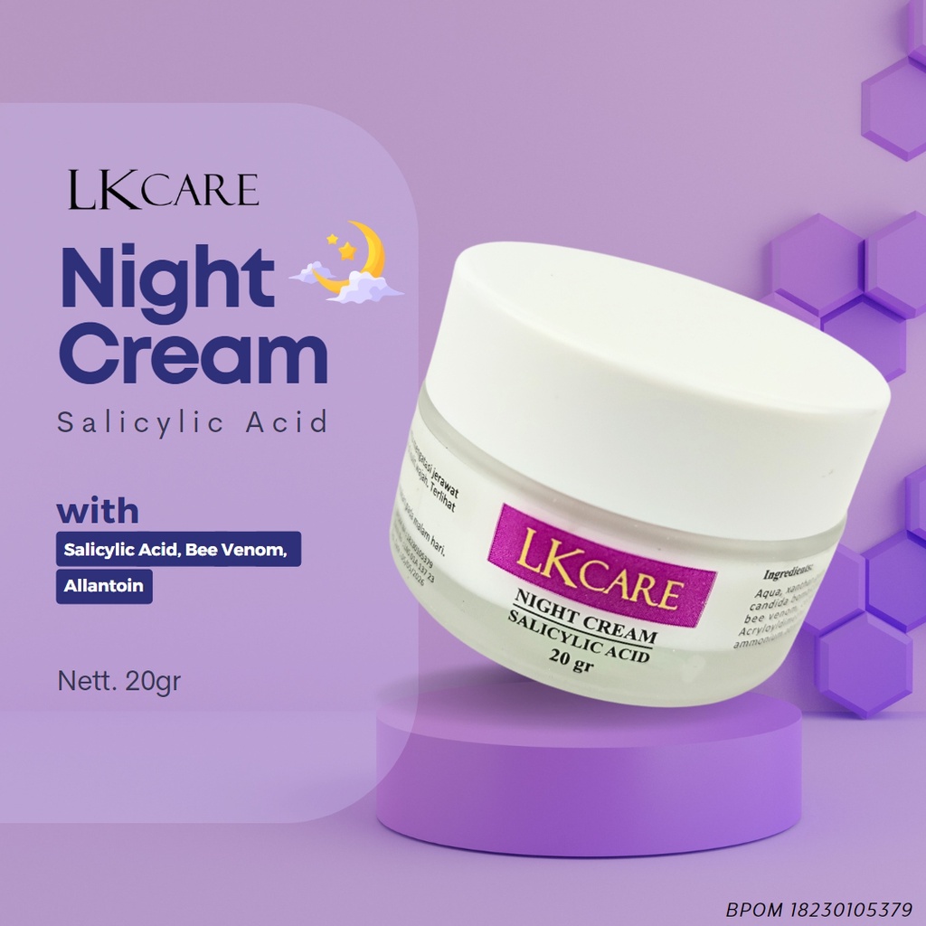 Paket Acne Skincare Salicylic Acid LKCare Set 4 Item Foam Toner Day Cream Night Cream Ampuh Mengatasi Kulit Berjerawat