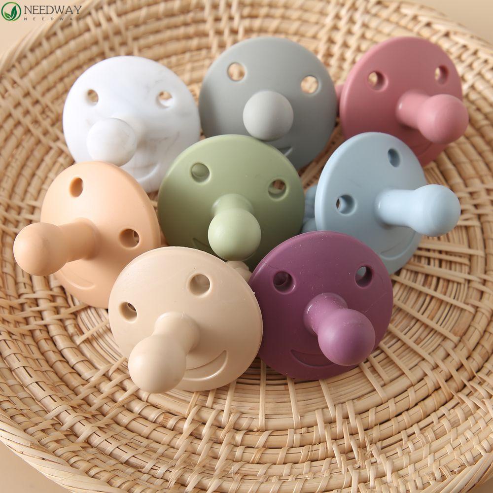 NEEDWAY Dot Bayi Siang Malam Hadiah Bayi Food Grade Dot BPA Free Silikon Nano Silver Newborn Baby Soother