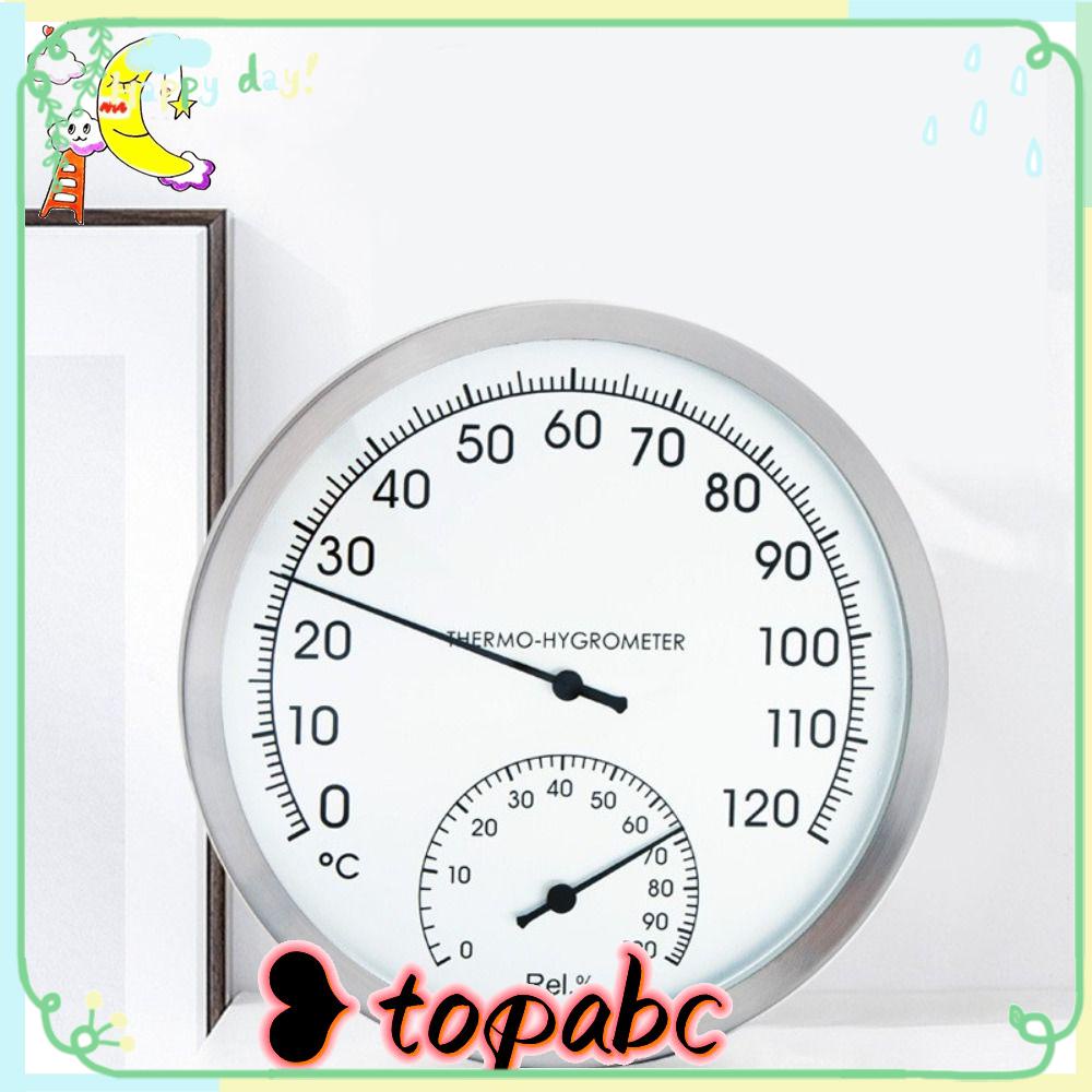 TOP Thermometer Hygrometer Rumah Ruangan Sauna 127mm Wall Hung