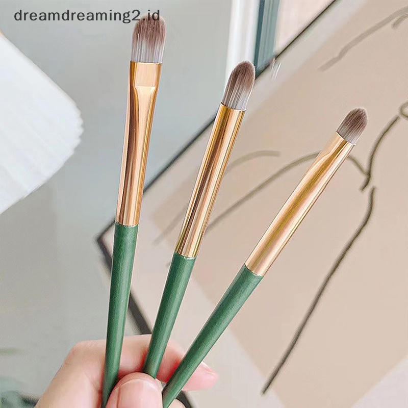 (drea) 3pcs Set Kuas Makeup Mata Profesional Eyeshadow Blending Make up Brush Set //