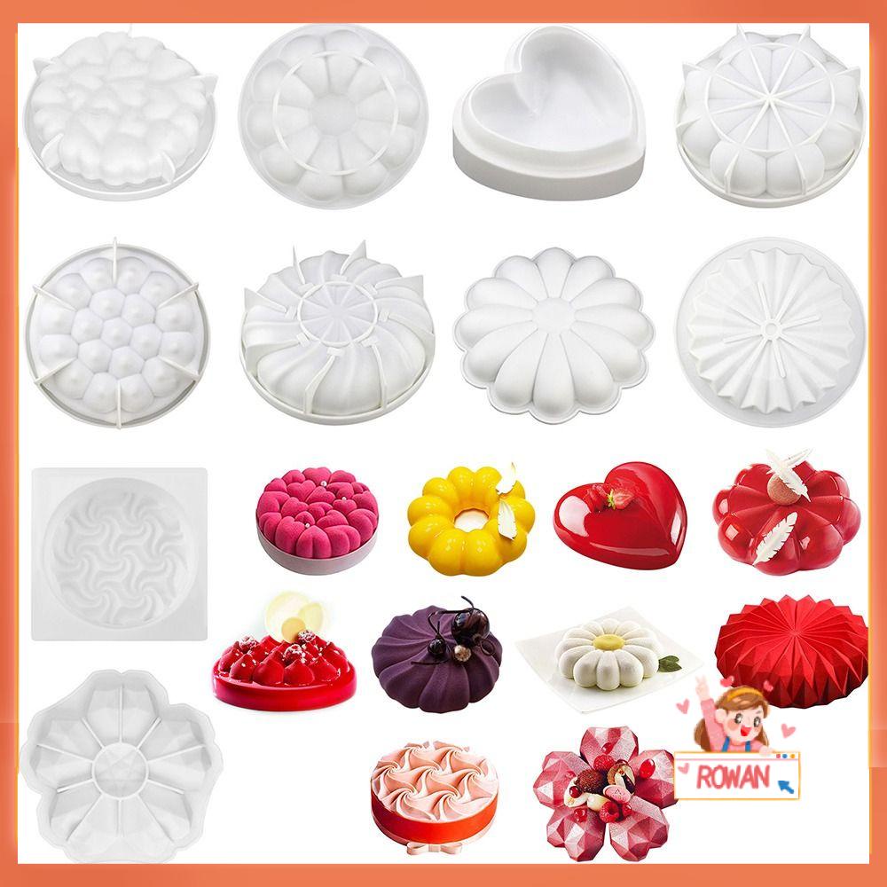 R-FLOWER Cetakan Silikon Kitchen Bakeware Edible DIY Baking Tool Cetakan Coklat