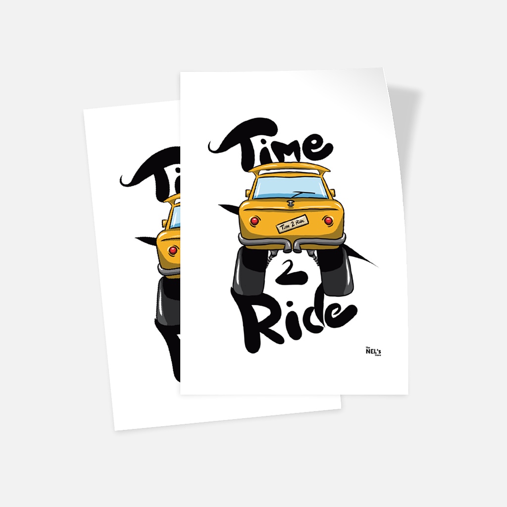 

Matte Sticker - Set of 2 - Time 2 Ride - TNS