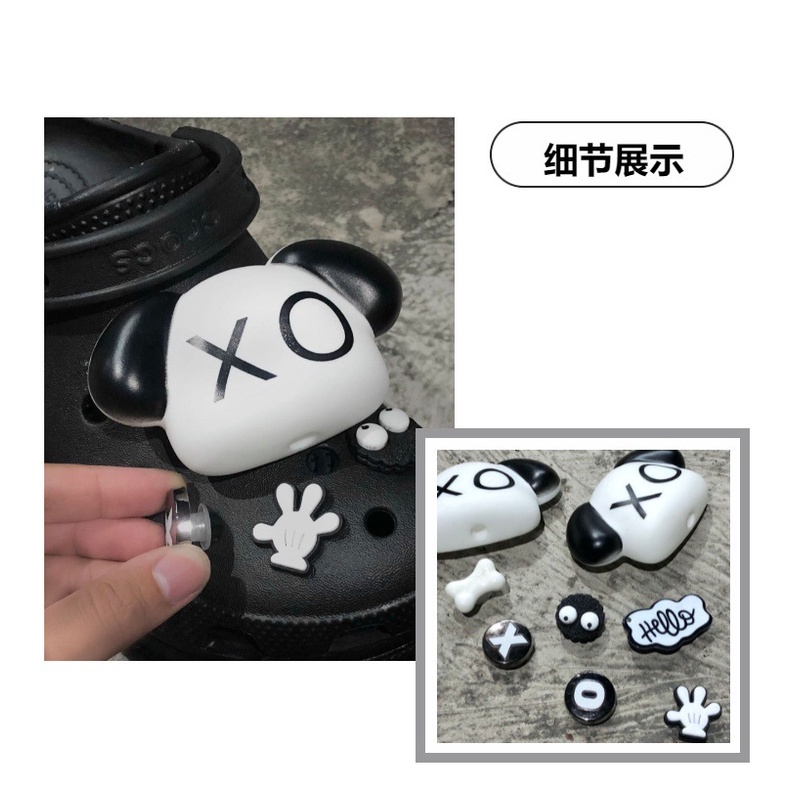 [XOXO] Stiker Crocs Lucu DIY Aksesoris Crocs Pin Gesper Sepatu