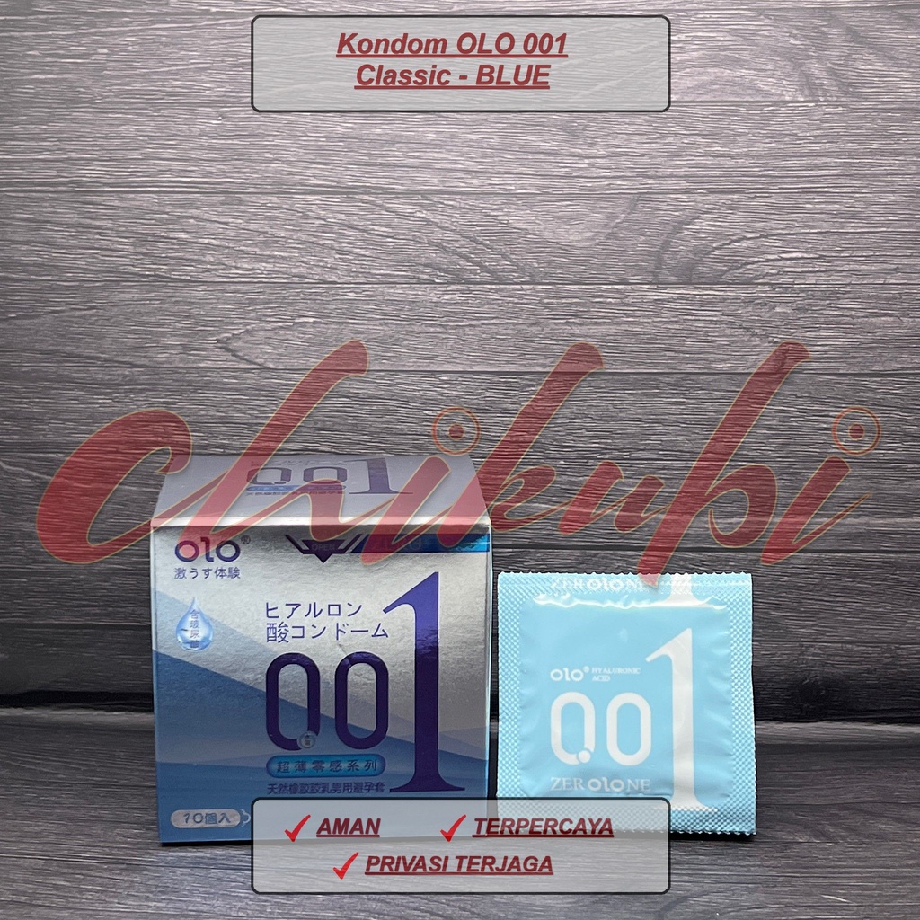 Kondom OLO 001 Classic - BLUE