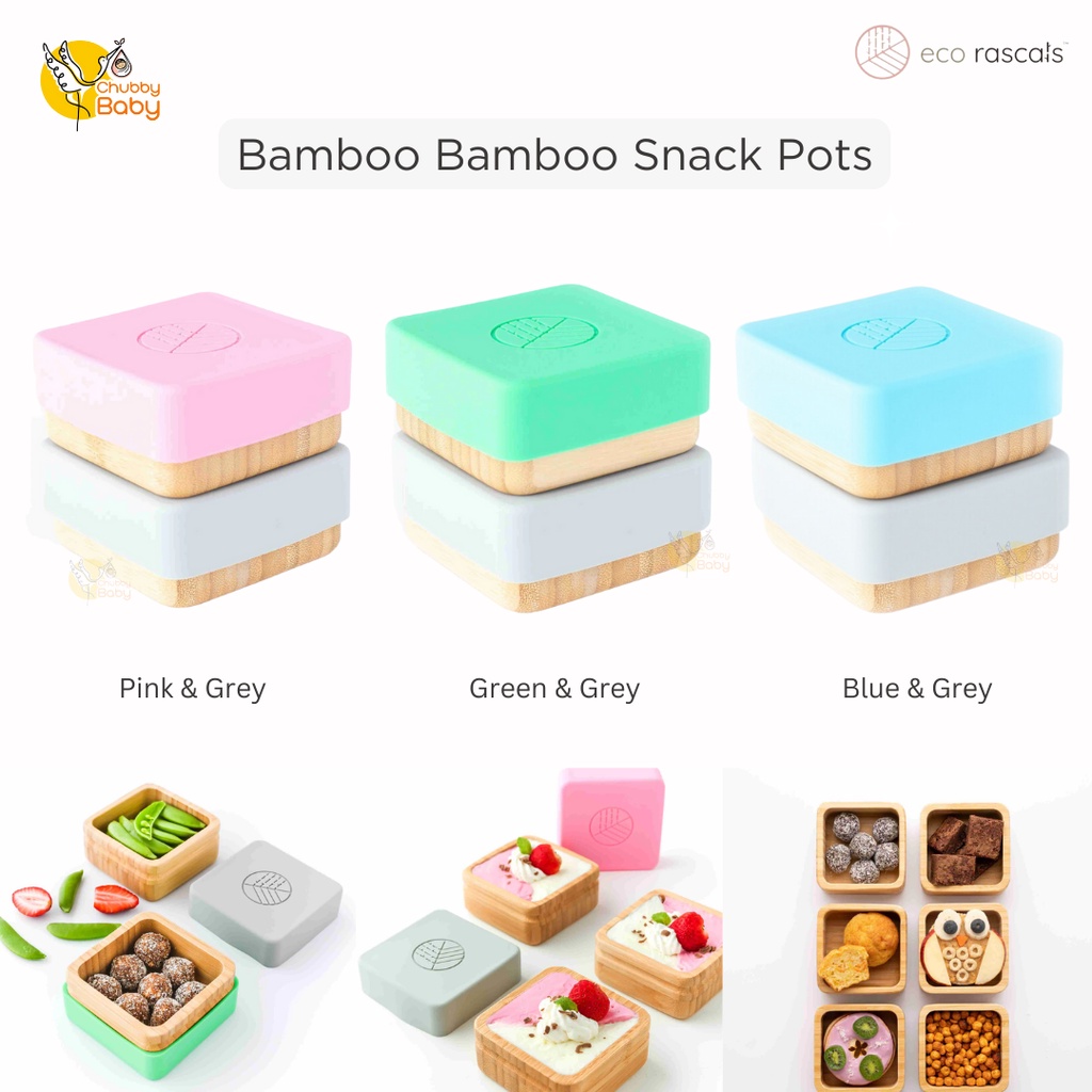Eco Rascals Bamboo Snack Pots | Kotak Snack