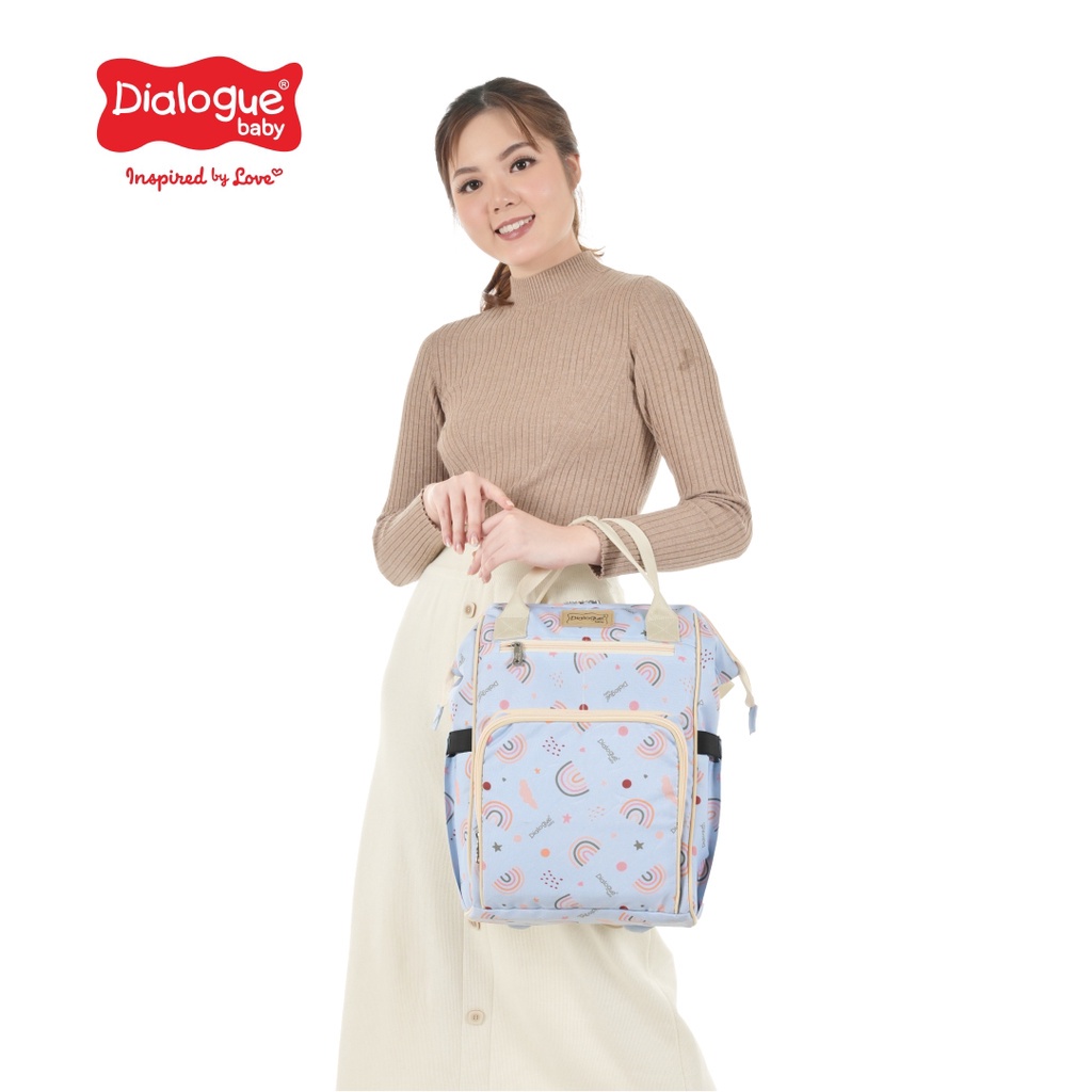 DIALOGUE LARGE DIAPER BAG 2IN1 TAS RANSEL HEAVEN SERIES DGT7521 / TAS BAYI