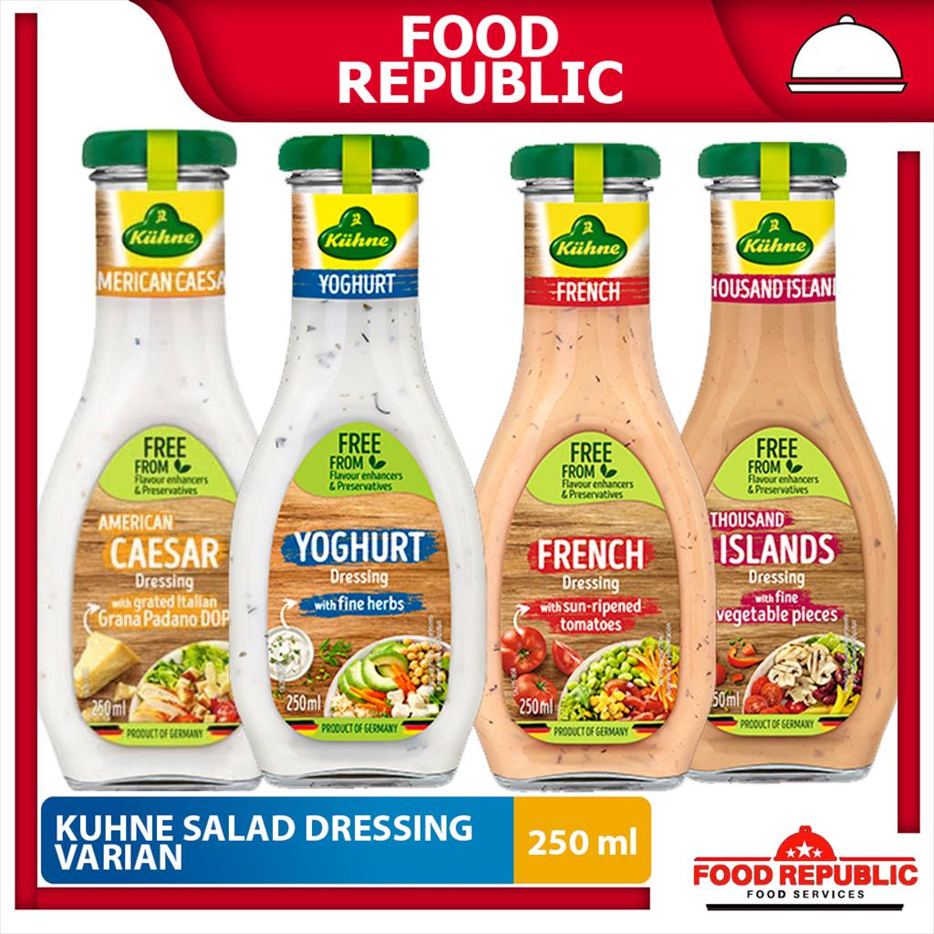 Kuhne Salad Dressing French Thousand Island Yoghurt American Caesar