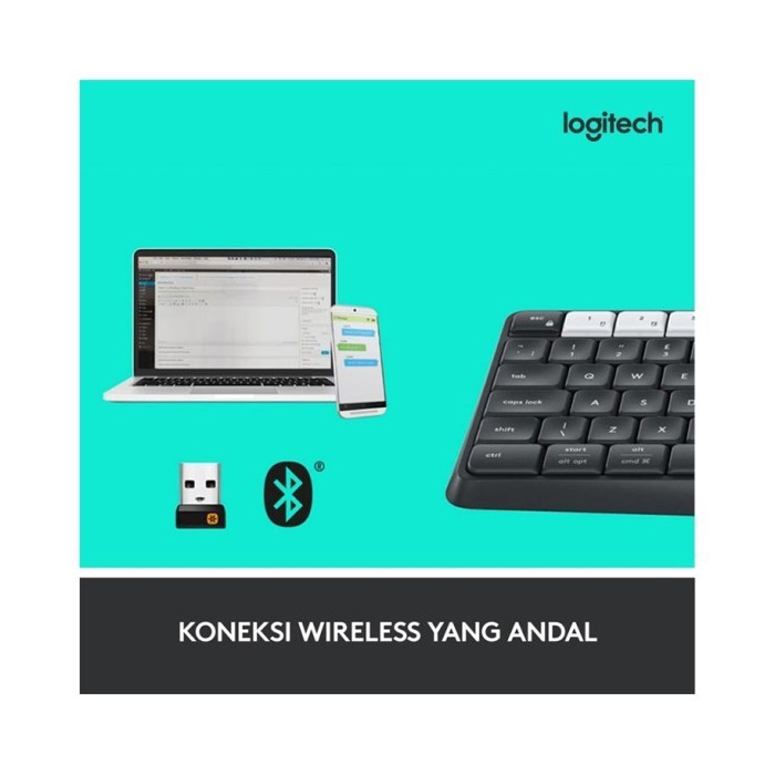 Logitech K375s Keyboard Wireless Bluetooth &amp; Tablet Stand