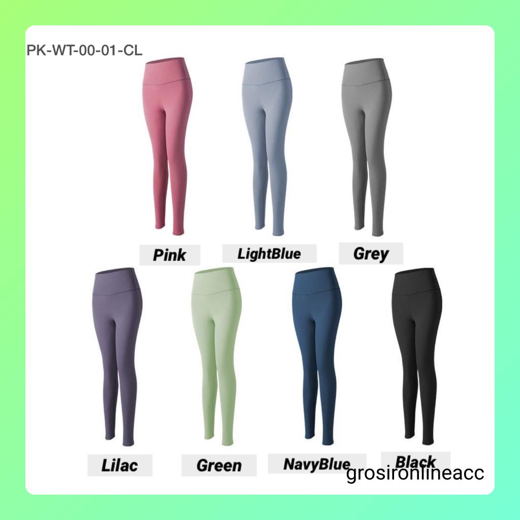 Celana Legging Panjang kurus membentuk yoga perut langsing WT01